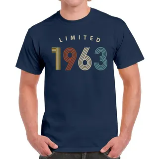 Limited Unique 1963 Birthday T-Shirt For Men Women – Navy