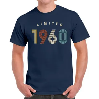 Limited Unique 1960 Birthday T-Shirt For Men Women – Navy