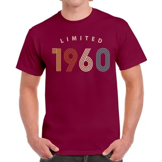 Limited Unique 1960 Birthday T-Shirt For Men Women – Maroon