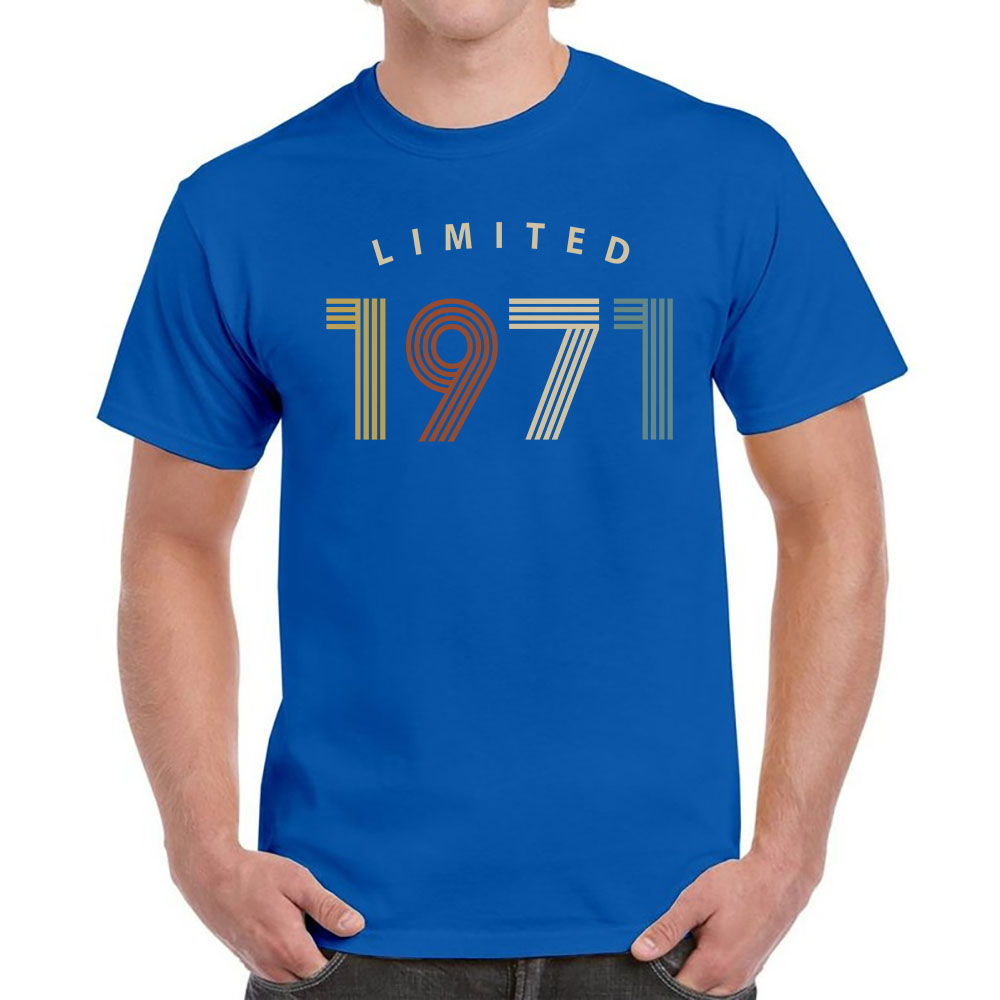 Limited Unique 1971 Birthday T-Shirt For Men Women - variant image 1