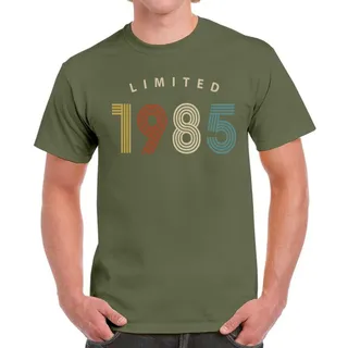 Limited Unique 1985 Birthday T-Shirt For Men Women – Military Green