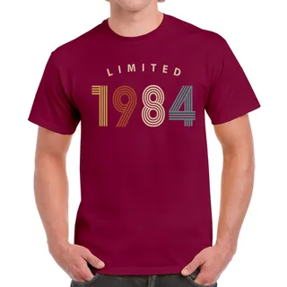Limited Unique 1984 Birthday T-Shirt For Men Women – Maroon