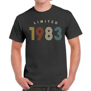 Limited Unique 1983 Birthday T-Shirt For Men Women – Dark Heather