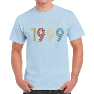 Limited Unique 1999 Birthday T-Shirt For Men Women – Light Blue