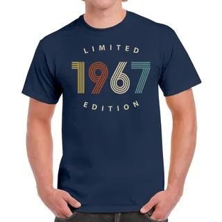 Limited Edition 1967 Birthday T-Shirt For Men Women – Navy