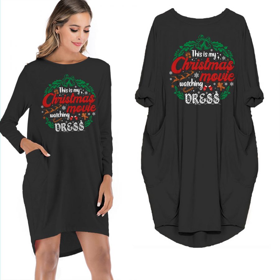 This Is My Christmas Movie Watching Dress - variant image 1