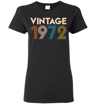 Vintage 1972 Limited Edition Ladies Short-Sleeve – Black