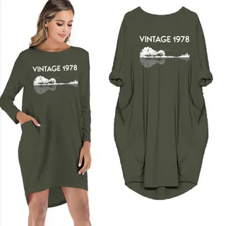 Vintage 1978 Limited Edition Dress – Green