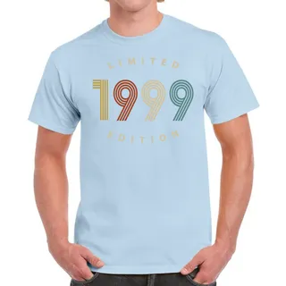 Limited Edition 1999 Birthday T-Shirt For Men Women – Light Blue