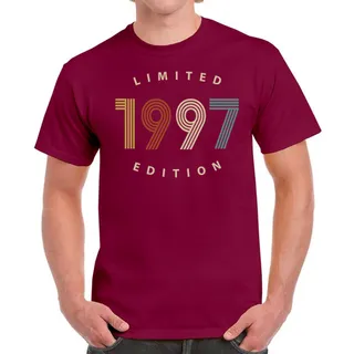 Limited Edition 1997 Birthday T-Shirt For Men Women – Maroon