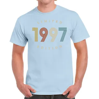 Limited Edition 1997 Birthday T-Shirt For Men Women – Light Blue