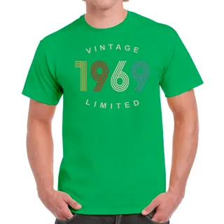 Vintage Limited 1969 Birthday T-Shirt For Men Women – Irish Green