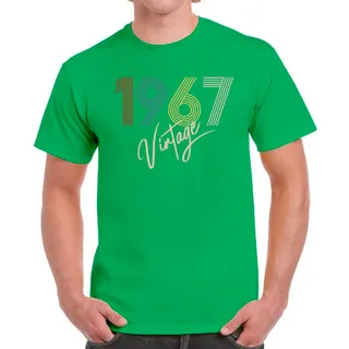Limited Vintage 1967 Birthday T-Shirt For Men Women – Irish Green