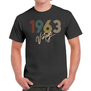 Limited Vintage 1963 Birthday T-Shirt For Men Women – Dark Heather