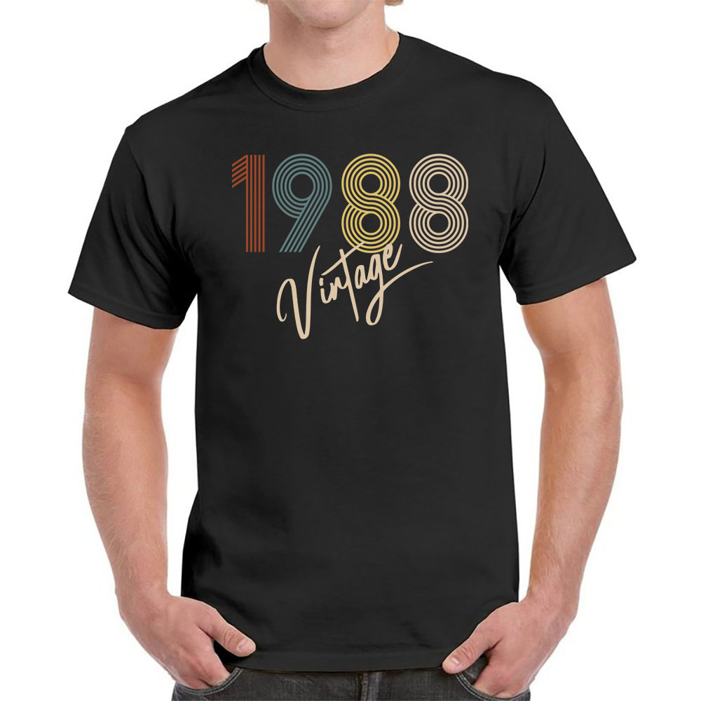 Limited Vintage 1988 Birthday T-Shirt For Men Women - variant image 1