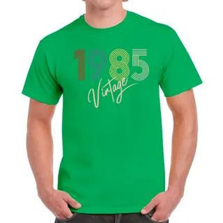 Limited Vintage 1985 Birthday T-Shirt For Men Women – Irish Green