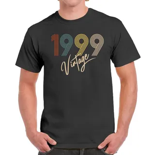 Limited Vintage 1999 Birthday T-Shirt For Men Women – Dark Heather