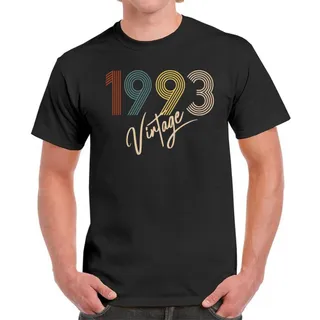 Limited Vintage 1993 Birthday T-Shirt For Men Women – Black
