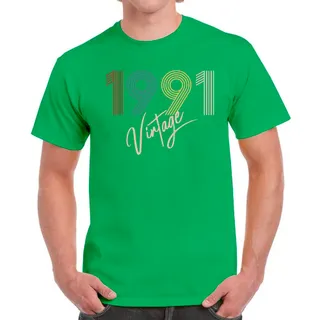 Limited Vintage 1991 Birthday T-Shirt For Men Women – Irish Green
