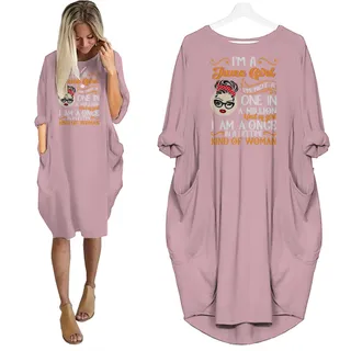 I'm June Girl Birthday Pocket Dress – Pink