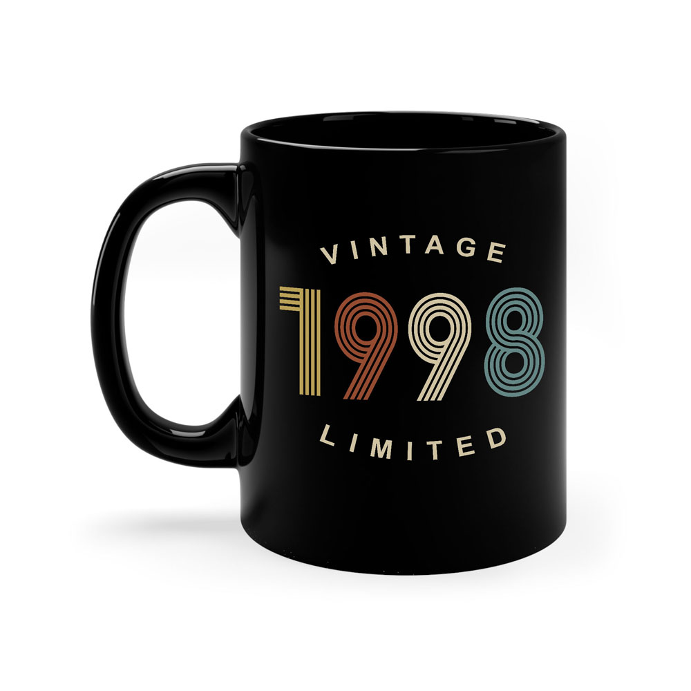 Limited Edition 1998 Birthday Black Coffee Mug - variant image 1