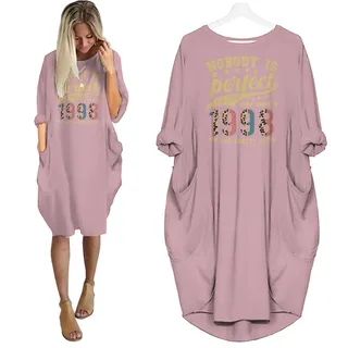 Nobody Is Perfect 1998 Birthday Nightgown – Pink