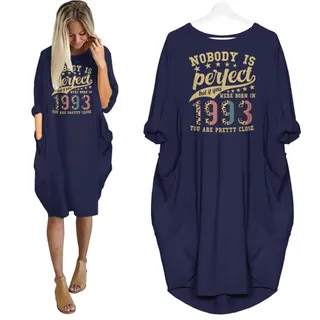 Nobody Is Perfect 1993 Birthday Nightgown – Blue