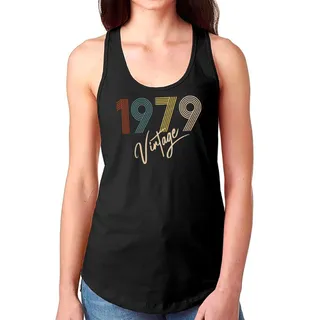 Limited Vintage 1979 Women's Racerback Tank – Black