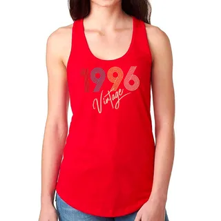 Limited Vintage 1996 Women's Racerback Tank – Red