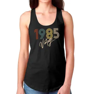 Limited Vintage 1985 Women's Racerback Tank – Black