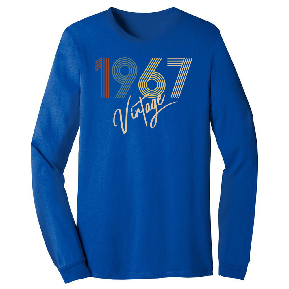 Limited Vintage 1967 Birthday Long Sleeve T-Shirt - variant image 1