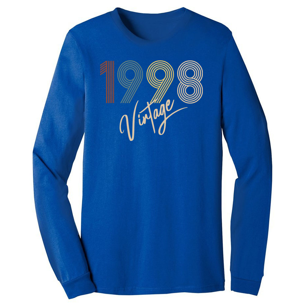 Limited Vintage 1998 Birthday Long Sleeve T-Shirt - variant image 1