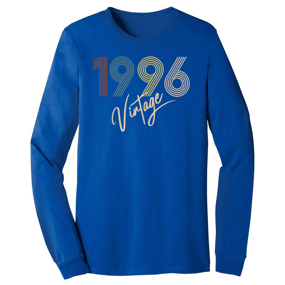 Limited Vintage 1996 Birthday Long Sleeve T-Shirt - variant image 1