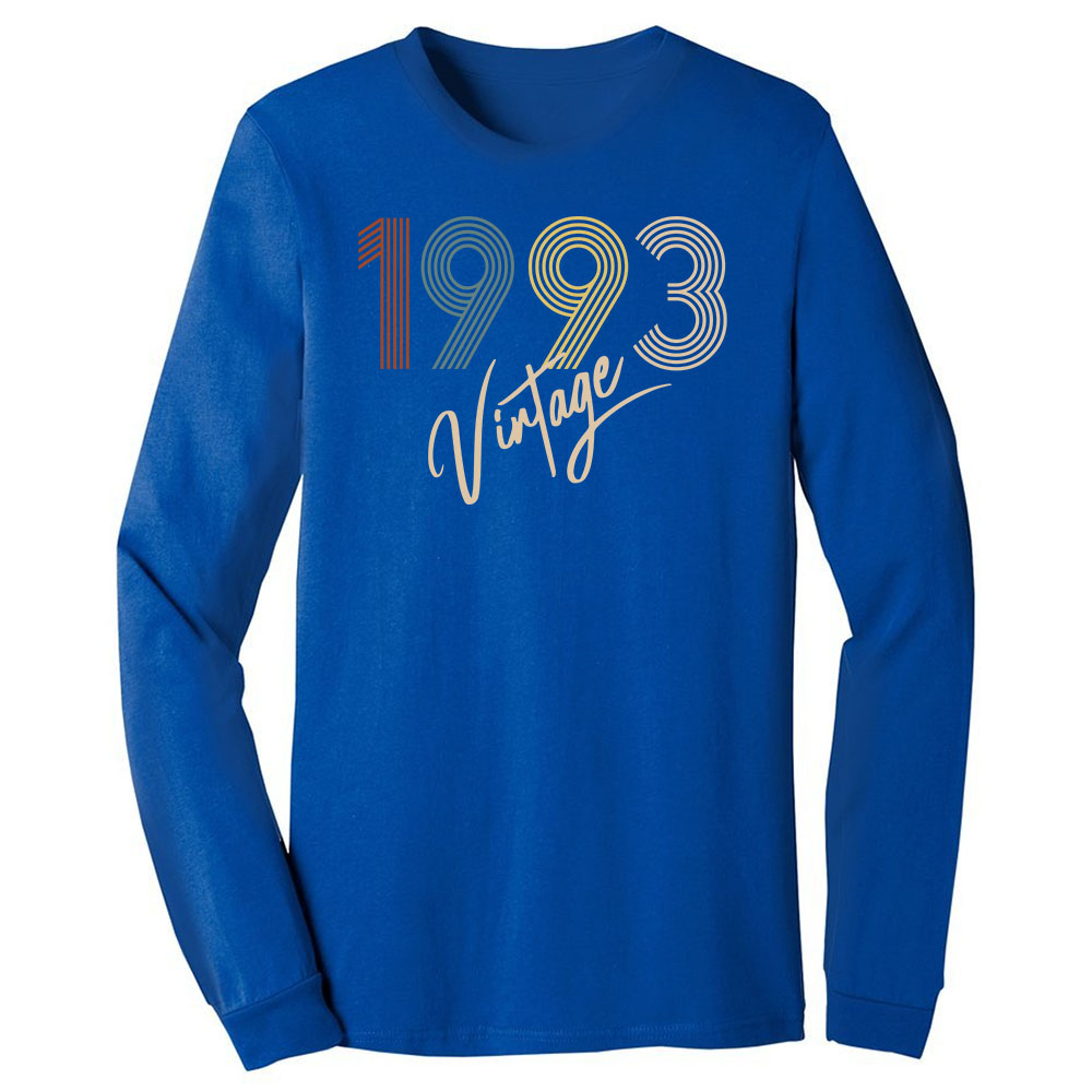 Limited Vintage 1993 Birthday Long Sleeve T-Shirt - variant image 1