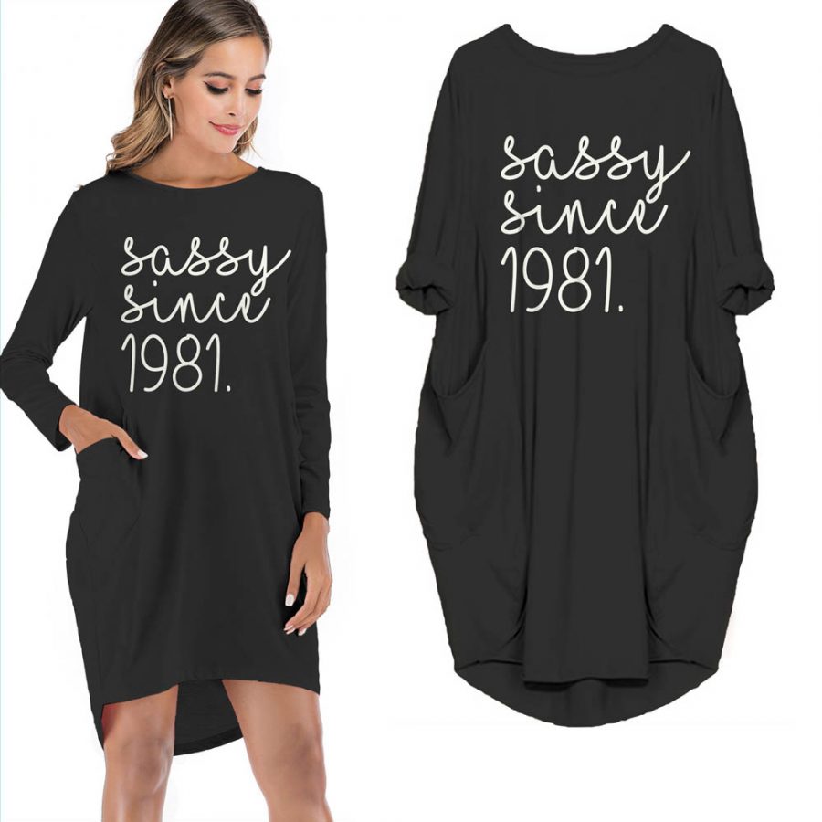 Sassy Since 1981 Limited Edition Pocket Dress - variant image 1