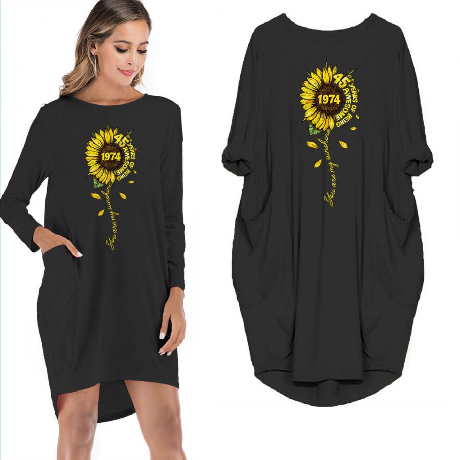 Birthday Outfits You Are My Sunshine 1974 Limited Edition Pocket Dress - variant image 1