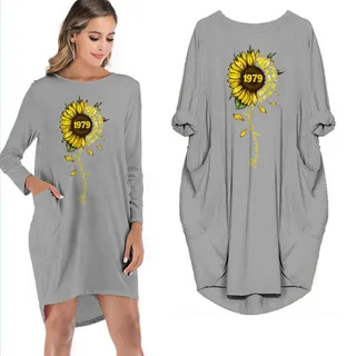 You're My Sunshine Limited Edition Pocket Dress – Grey