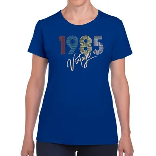 Limited Vintage 1985 Women's Birthday T-Shirt – Navy