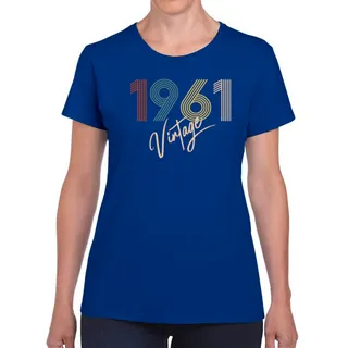 Limited Vintage 1961 Women's Birthday T-Shirt – Navy