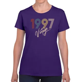 Limited Vintage 1997 Women's Birthday T-Shirt – Purple