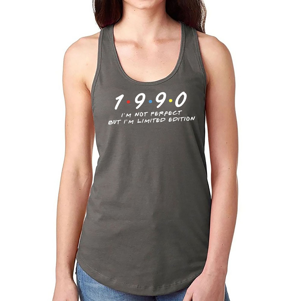 Not Perfect But Limited 1990 Women's Racerback Tank - variant image 1