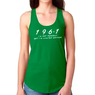 Not Perfect But Limited 1961 Women's Racerback Tank – Kelly Green