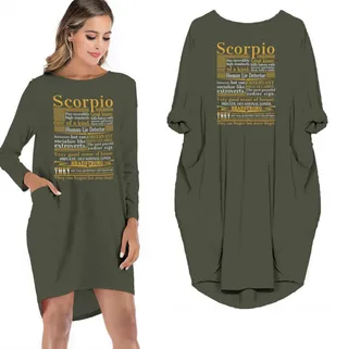 Scorpio Limited Edition Pocket Dress – Green