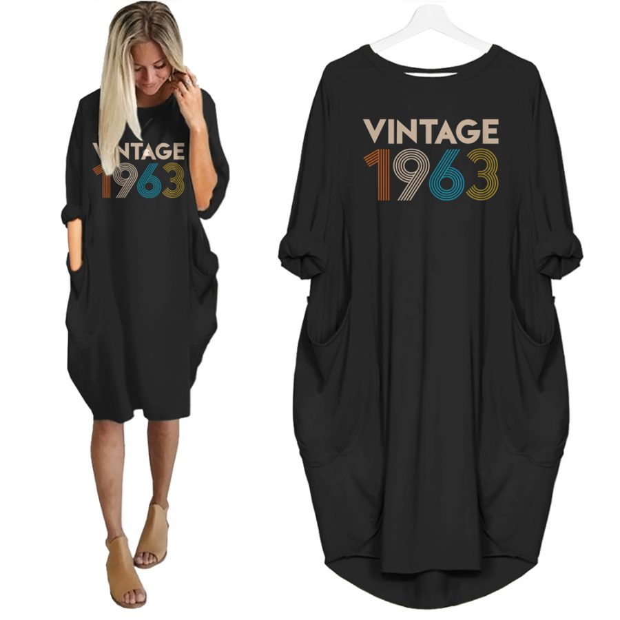Vintage 1963  Limited Edition Pocket Dress - variant image 1