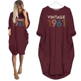 Vintage 1961  Limited Edition Pocket Dress – Red