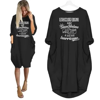 December Girls Limited Edition Pocket Dress – Black