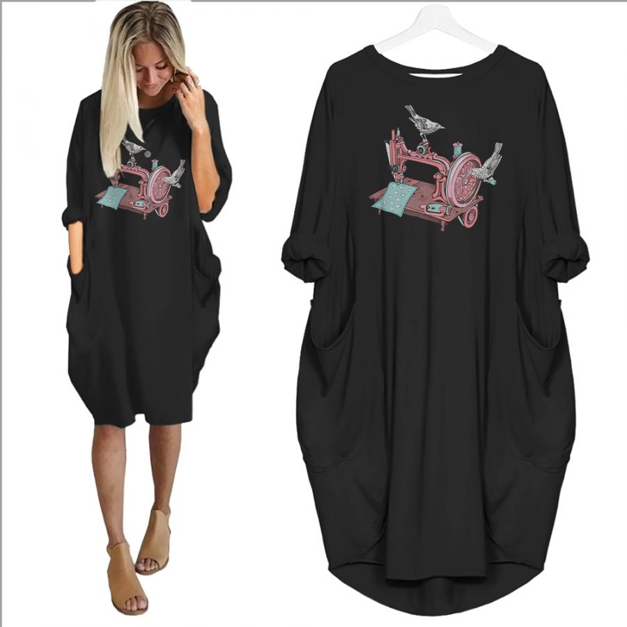 Sewing Machine Limited Edition Pocket Dress - variant image 1