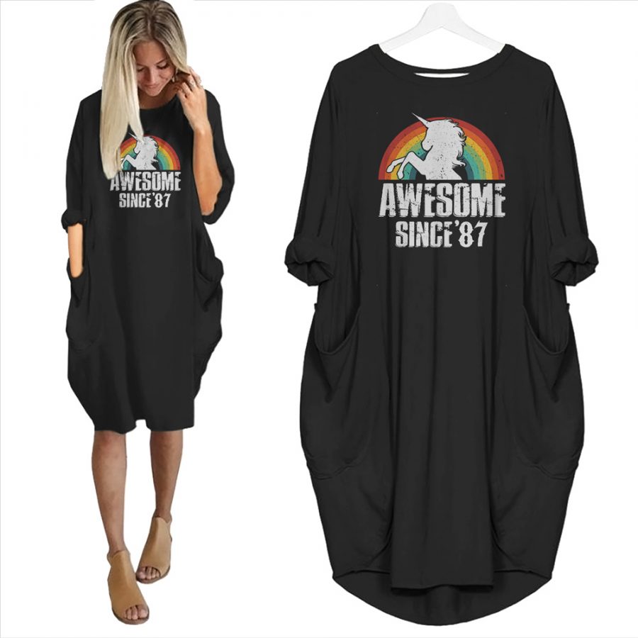 Awesome Since 1987 Limited Edition Pocket Dress - variant image 1