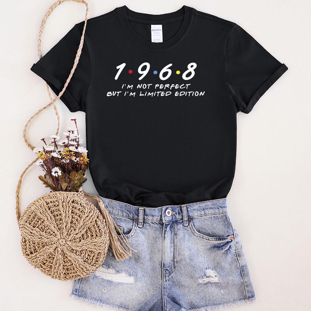 Not Perfect But Limited Edition 1968 Unique Birthday T-Shirt - variant image 1