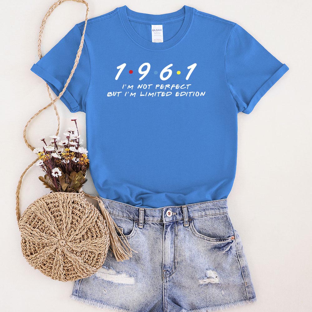 Not Perfect But Limited Edition 1961 Unique Birthday T-Shirt - variant image 1